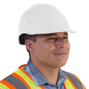 Casco de seguridad estilo gorra con suspensión de 4 puntos