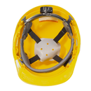 Casco de seguridad estilo gorra con suspensión de 4 puntos