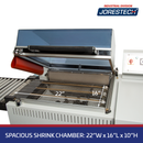 Chamber Shrink Wrapping System Sealer All-in-One with Mesh Conveyor– 22” X 16”