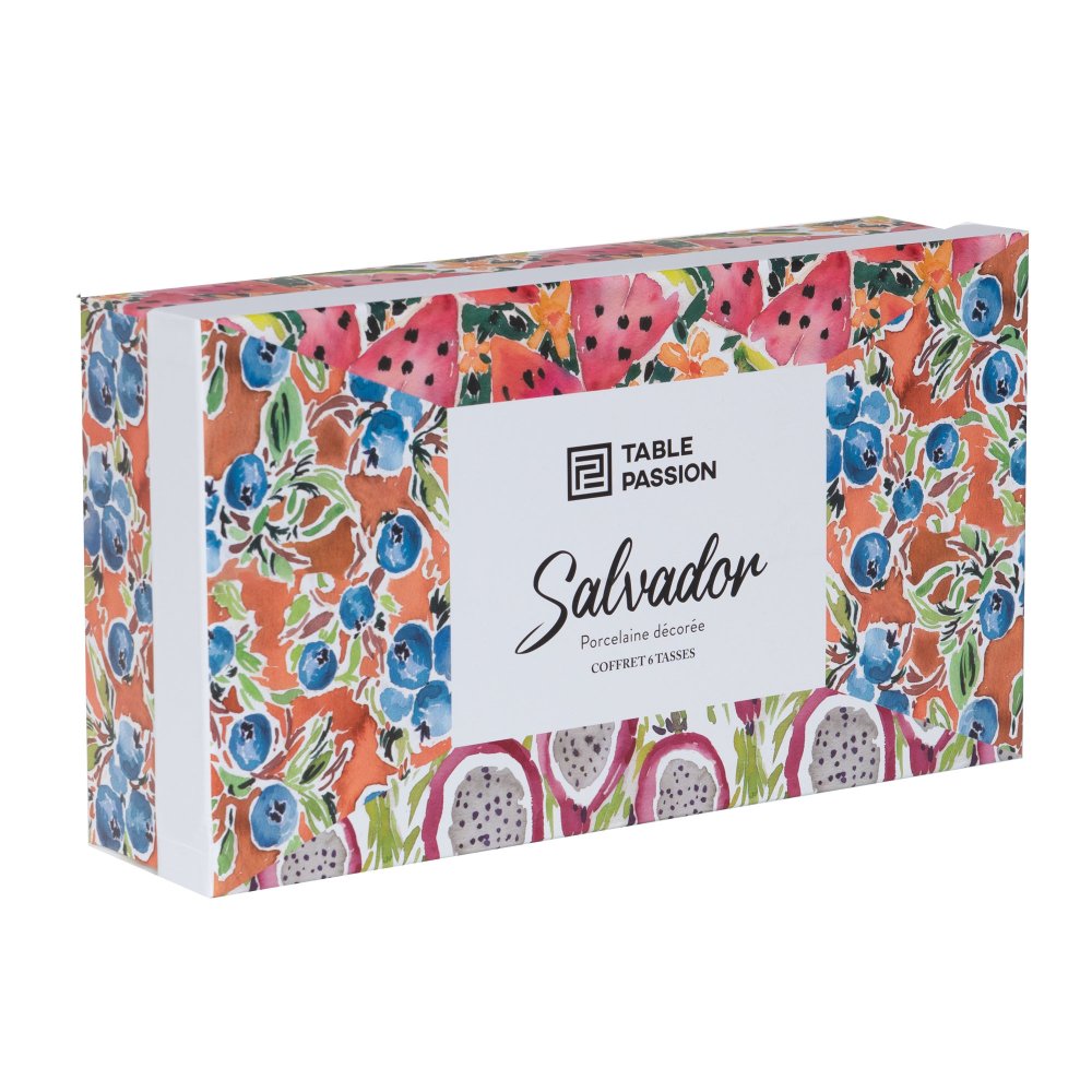 6 TASSES A CAFE 23CL SALVADOR