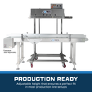Conveyorless Continuous Band Sealer for Variable Bag Heights