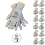 CUT RESISTANT MULTI PURPOSE SAFETY WORK GLOVES 12 Pack S GS 03 Jorestech H 10