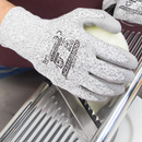 Cut-Resistant Safety Work Gloves with Polyurethane Dipped Palms - Pack of 12