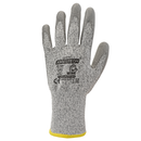 Cut-Resistant Safety Work Gloves with Polyurethane Dipped Palms - Pack of 12
