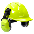 Kit de Casco Tipo Gorra con Orejeras de Alta Visibilidad Montables