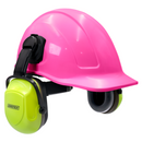 Kit de Casco Tipo Gorra con Orejeras de Alta Visibilidad Montables