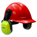 Kit de Casco Tipo Gorra con Orejeras de Alta Visibilidad Montables