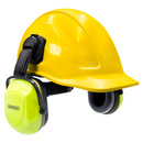 Kit de Casco Tipo Gorra con Orejeras de Alta Visibilidad Montables