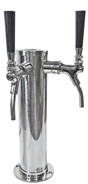 Column Wine Tower Polished Select style and number of faucets 1 4 lines Draft Warehouse 582