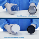 Continuous Induction Cap Sealer with Conveyor 20-130mm