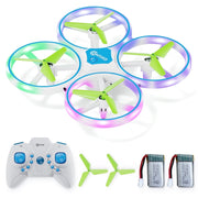 Contixo Dragonfly Mini Drone for Kids Auto Takeoff Altitude Hold 360 Stunts LED Lights 16 Min Flight Blue 4ecfe18e 4d9b 4443 9744 50561065e95d