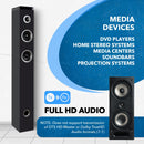 Extensor de audio digital por CAT5 de hasta 304 metros: extiende la señal óptica coaxial Toslink digital por Ethernet PoC para una mayor distancia (DA-EX1000-K) 
