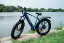 Bicicleta eléctrica con neumáticos gruesos