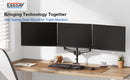ErgoAV- Gas spring monitor mount for triple monitors