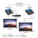Extensor HDMI OREI con cable CAT6/CAT7, 1080p, con infrarrojos, hasta 58 metros, compatible con 3D y audio HD (EX-196PRO-KIT) 