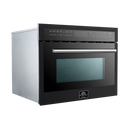 FORNO Oliena Espresso  24″ 1750 Watt Compact Oven & 1000 Watt Microwave, 1.6 cu. ft.
