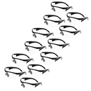 Framed Safety Glasses with Side Shields for High Impact Protection