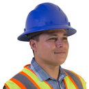 Casco de seguridad de ala completa con suspensión de 4 puntos