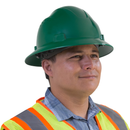 Casco de seguridad de ala completa con suspensión de 4 puntos