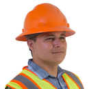 Casco de seguridad de ala completa con suspensión de 4 puntos