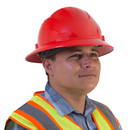Casco de seguridad de ala completa con suspensión de 4 puntos