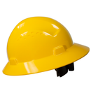 Casco de seguridad de ala completa con suspensión de 4 puntos