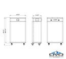 30KW Complete Offgrid Solar Kit + EG4 FlexBOSS21 + 3x 32KW OMO 48V Freedom Series Lithium Battery + 30.8KW Solar with Roof Mounting Rails and Wiring