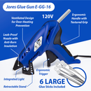 Hot Glue Gun Kit with 6 Large Glue Sticks