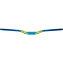 Truvativ Descendant CoLab Troy Lee Designs Riser Bar - 35mm clamp, 760mm width, 25mm rise, Starburst Cyan/Blue