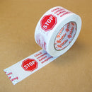 Heavy Duty Printed Packing Tape - STOP