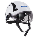 Type 2 Class C Safety Vented Helmet with Eye Visor Shield
