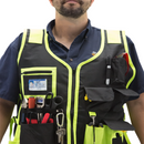 Hi-Vis Adjustable Tool Vest with Reflective Strips