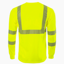 Camiseta de manga larga reflectante de seguridad de transferencia de calor de alta visibilidad