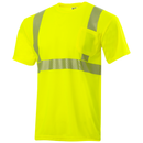 Hi-Vis Heat Transfer Reflective Safety Pocket Shirt