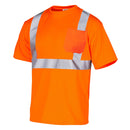 Hi-Vis Heat Transfer Reflective Safety Pocket Shirt
