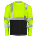 Hi-Vis Reflective Dirt-Concealing Safety Long Sleeve Shirt