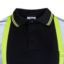 Polo de seguridad reflectante de alta visibilidad, bicolor, de manga larga