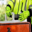 Hi-Vis Touchscreen Safety Work Gloves