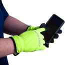 Guantes de seguridad de alta visibilidad con pantalla táctil y forro polar