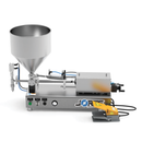Llenadora de pistón de sobremesa para pasta de alta viscosidad - Acero inoxidable 316 - 50ml