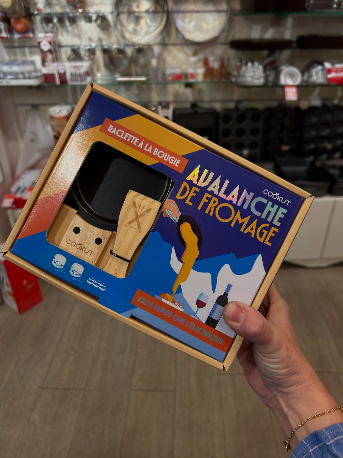 RACLETTE A LA BOUGIE POUR 2 PERSONNES - Avalanche de fromages