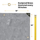 Lona de polietileno superresistente de 15' x 15' 
