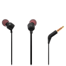 JBL - Auriculares internos con cable serie T T110 - Negro