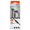 JBL - Auriculares internos con cable serie T T110 - Negro