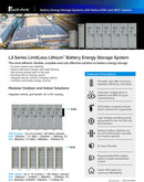Sistema solar comercial de 240 kW - Kit solar trifásico de 480 V + 4 inversores Sol-Ark de 60 K y 480 V + 4 baterías de litio INDOOR Sol-Ark de 60 KW + 242 KW solares con montaje en suelo y cableado