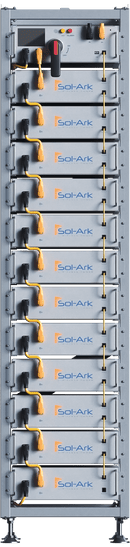 Sistema solar comercial de 240 kW - Kit solar trifásico de 480 V + 4 inversores Sol-Ark de 60 K y 480 V + 4 baterías de litio INDOOR Sol-Ark de 60 KW + 242 KW solares con montaje en suelo y cableado