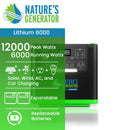 Estación de energía Nature's Generator Lithium 6000