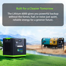 Nature's Generator Lithium 6000 with Solar Panels and Wind Turbine