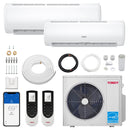 TOSOT - Aire acondicionado minisplit de doble zona de 30.000 BTU - Bomba de calor