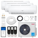TOSOT - Aire acondicionado minisplit trizona de 30.000 BTU - Bomba de calor